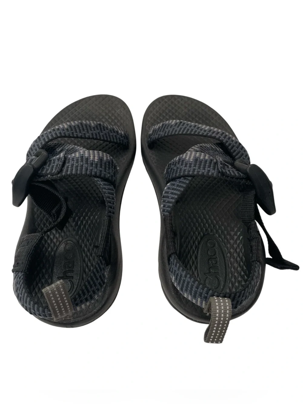 Chaco Kid’s Z/1 Ecotread Blue Black Gray Youth Size 11 J180271 Sandals